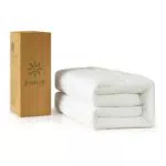 Zinus Surmatelas Mémoire de Forme en Bambou, Respirant et Hypoallergénique