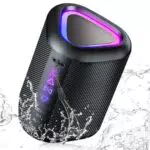 Aowoka Enceinte Bluetooth Portable 2025 Étanche IPX7 avec Lumière LED et Stéréo