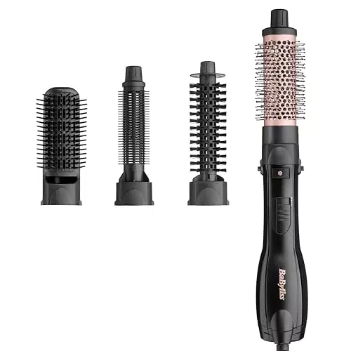 BaByliss Brosse à air chaud multistyle AS121E 1200 watts avec accessoires céramiques