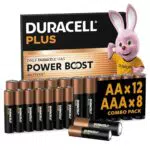Duracell Piles Alcalines 1,5 V MN150/MN2400 avec Power Boost et emballage éco-responsable
