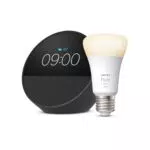 Philips Hue White ampoule connectée LED E27 avec Echo Spot et Alexa