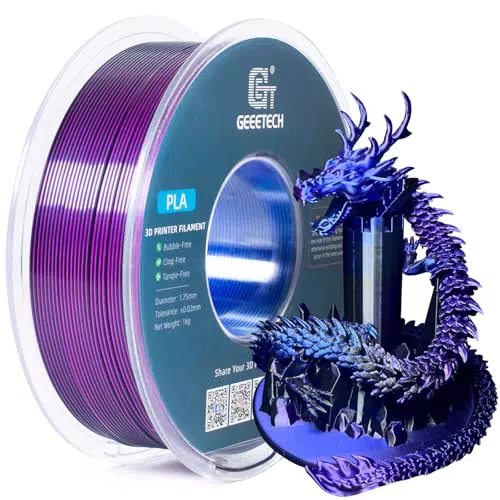 GEEETECH Filament PLA Tricolore 1,75 mm pour Imprimante 3D