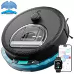 Lefant M330 Pro Robot Aspirateur Laveur 3 en 1, Aspiration 5000Pa, Navigation Intelligente