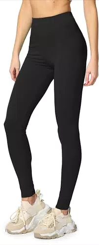 Merry Style Legging Femme Extensible en Coton Respirant pour Yoga et Fitness MS10-198