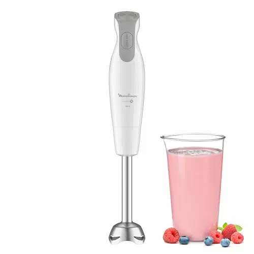 Moulinex Mixeur plongeant DD551110, 600 W, ergonomique, technologie Powelix