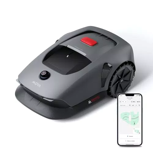 MOVA 600 Robot Tondeuse sans Fil, Cartographie 3D et Évitement Intelligent des Obstacles