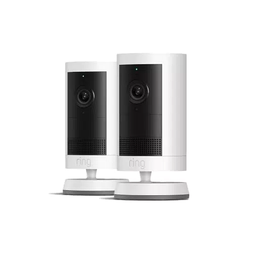 Ring Caméra Extérieure Plus 2K avec Ring Vision | Essai Gratuit 30 Jours