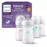 Philips Avent Natural Response - Biberons 260 ml avec tétines T3 (modèle SCY903/61)