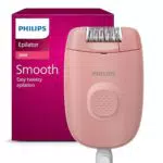 Épilateur Compact Philips Satinelle Essential avec 4 Accessoires - Modèle BRE275/00