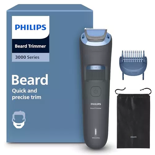 Philips Tondeuse à barbe série 3000 Lames angles arrondis