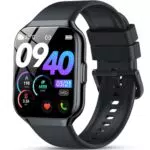 QCOQ® Montre Connectée Sport avec Appel Bluetooth et Moniteur de Santé