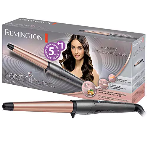 Remington Fer à boucler CI5318 Keratin Protect - Céramique, 8 réglages de température