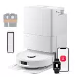 Roborock QV 35S Robot Aspirateur avec Aspiration 10 000 Pa et Navigation LiDAR