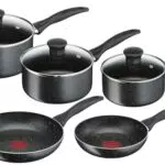 Tefal Duetto A705S636 - Batterie de cuisine induction en acier inoxydable 18/10