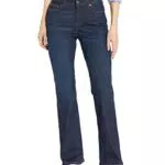 Amazon Essentials Jean bootcut extensible taille mi-haute pour femme