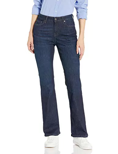 Amazon Essentials Jean bootcut extensible taille mi-haute pour femme