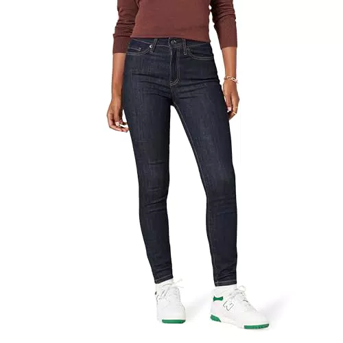 Amazon Essentials Jean Skinny Taille Haute Femme