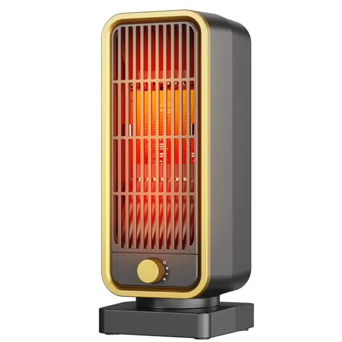 Chauffage d’appoint soufflant 900W, portable, silencieux, protection thermique