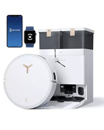 ECOVACS T50 Omni Aspirateur Robot avec Station et technologie AIVI 3D 2.0