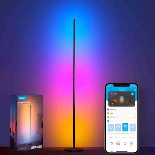 Govee Lampadaire LED RGBIC connecté WiFi compatible Alexa, Google, Matter