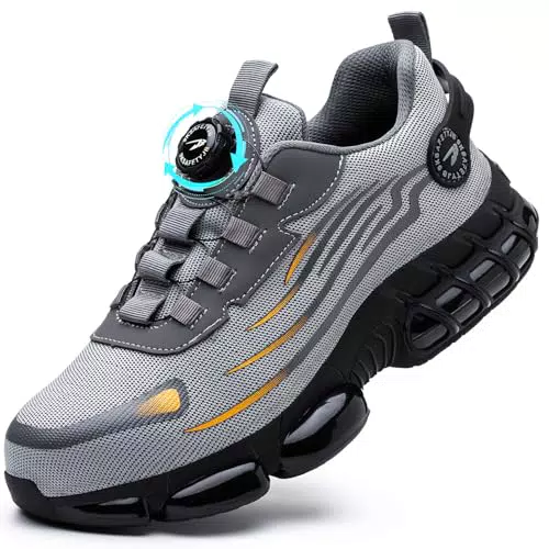 GUDECIUS Chaussures de sécurité légères pour hommes avec embout en acier