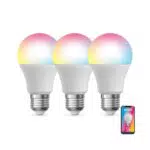 KOZII Ampoule LED Connectée E14 Compatible Alexa et Google Home, Variation de Couleur