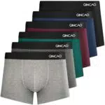 QINCAO Boxers Homme Fitted Trunk en Coton Ultra Doux et Confortable