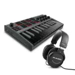 AKAI Professional MPK Mini MK3 Clavier MIDI USB avec pads et casque M-Audio HDH40