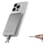 Batterie externe magnétique sans fil 5000mAh compatible MagSafe iPhone Pro Max