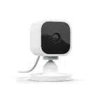 Blink Mini Caméra de surveillance rotative avec audio bidirectionnel et détection de mouvements