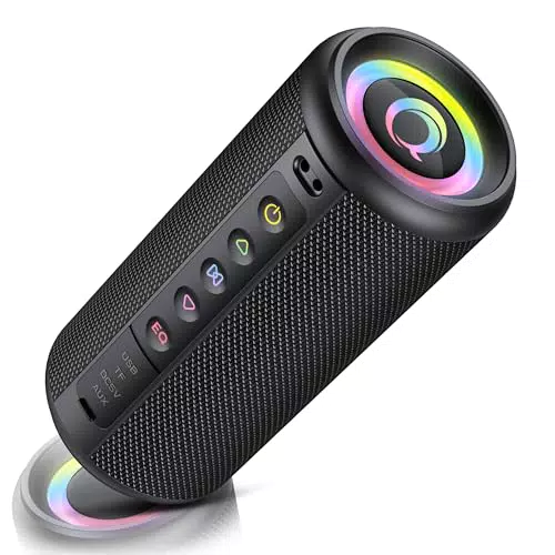 Enceinte Bluetooth puissante, Enceintes Portable Bluetooth 5.4 Sans Fil Avec 20w stéréo