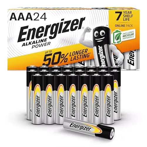 Energizer Alkaline Power AAA – Piles longue durée pour appareils quotidiens