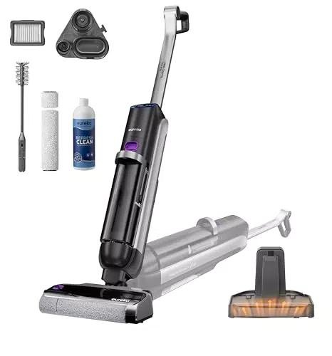 Eureka RapidWash NEW630 Aspirateur Laveur sans Fil, Aspirateur Balai Sec et Humide Inclinaison à 170°