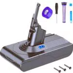 FLYLINKTECH Batterie de remplacement 6000mAh pour Dyson V8 SV10 Aspirateur sans fil