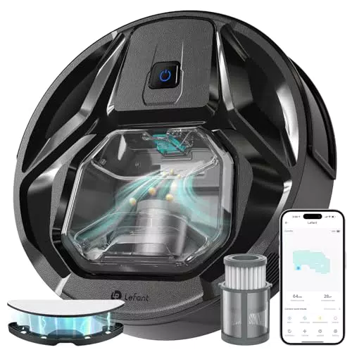 Lefant M2 Plus : Aspirateur robot laveur avec station, navigation laser et vidange automatique