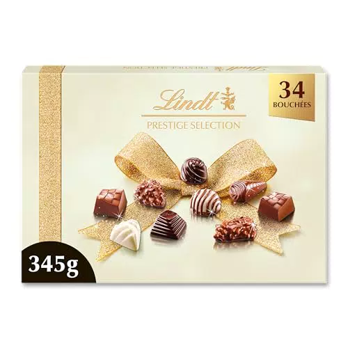 Lindt - Boîte PRESTIGE SÉLECTION Assorti- Assortiment de Chocolats au Lait