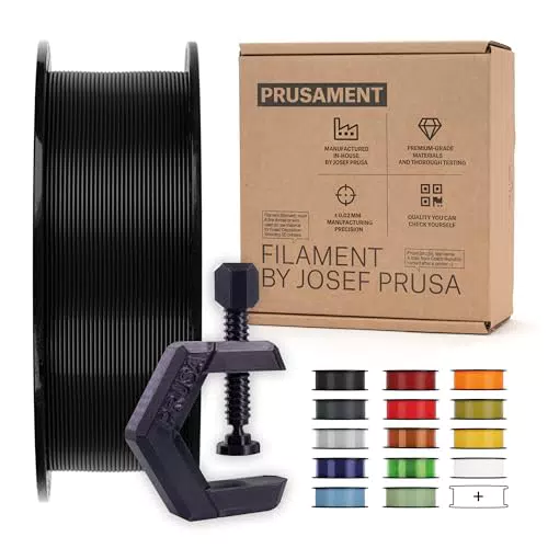 Prusament Bobine de filament PETG noir de jais, 1, 75 mm