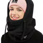 Shy Velvet cagoule polaire coupe-vent respirante pour ski, vélo, moto, running