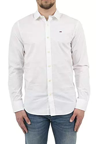 Tommy Jeans Chemise Homme TJM Original Manches Longues