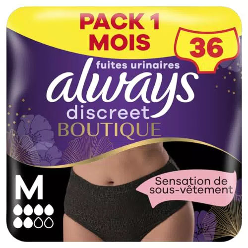 Always Discreet Boutique Culottes Pour Fuites Urinaires