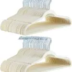 Amazon Basics Lot de 30 cintres en velours pour costumes Noir