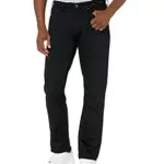 Amazon Essentials Jean Extensible Modèle Coupe Athlétique Homme Noir