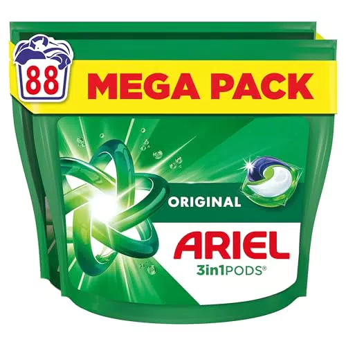 Ariel Pods 3en1 – Lessive Liquide Originale pour Élimination des Taches