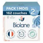 Biolane - Couches ultra-absorbantes pour peaux sensibles, confort et protection