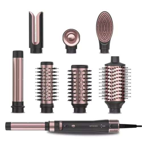 Cecotec AirGlam Gyro Styler Cheveux Multifonction 8 en 1 Céramique Kératine 1500W