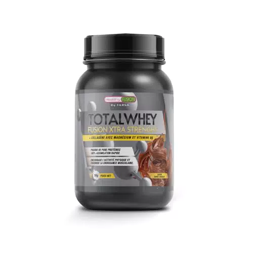 Healthy Fusion Whey Protein avec Collagène, Magnésium et Vitamine B6