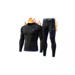 Sous-vêtements thermiques homme hiver, séchage rapide, base sport compression