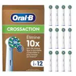 Oral-B Pro Lot De 10 Brossettes De Rechange Cross Action