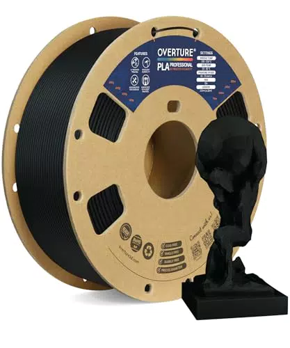 Overture PLA+ Filament Imprimante 3D 1.75mm Ténacité Professionnelle Haute Précision