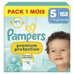 Pampers Couches Premium Protection Taille 5, 152 Couches Bébé